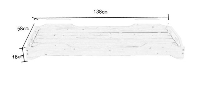 幼儿园午休实木儿童单人拆装重叠床