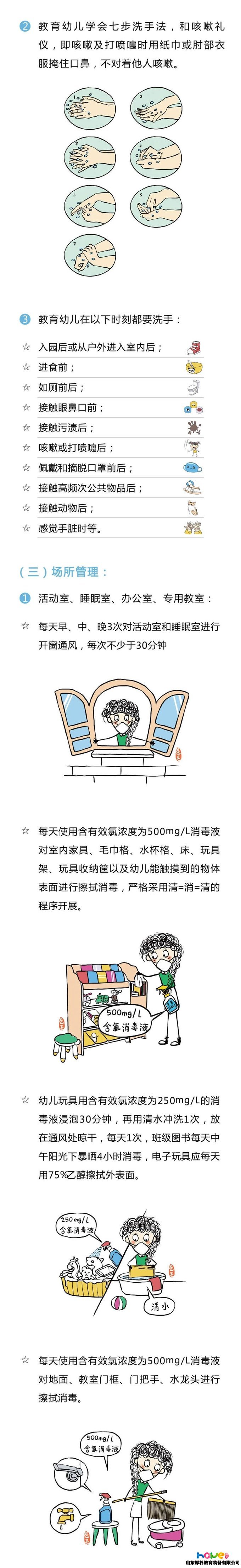 开学前后，幼儿园防控卫生消毒最新标准（附所需物品清单）