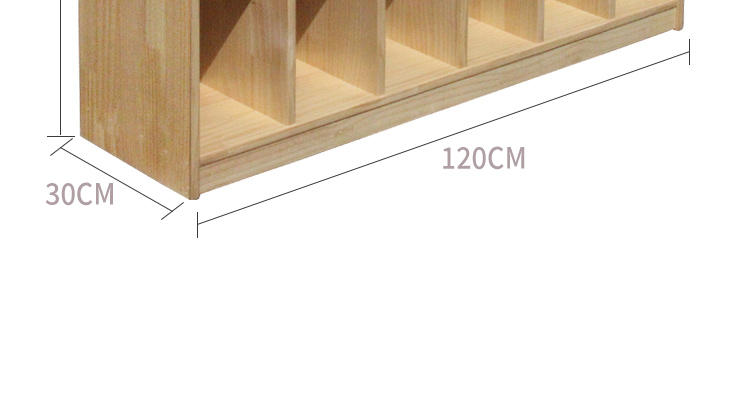 幼儿园实木书包柜生产厂家 书包收纳柜批发价格